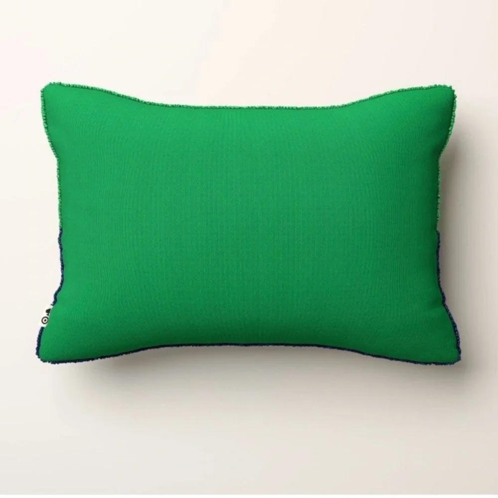 Kate Spade New York X Target Color block Couch Potato Beaded Pillow 18x12_2